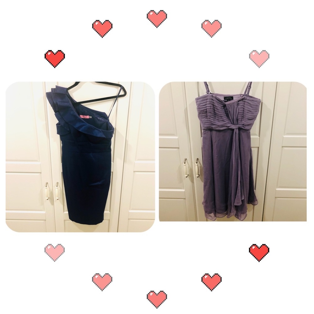 A lot of 2 pretty cocktail dresses